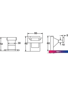 Крючок для ванны RG1621 Rose