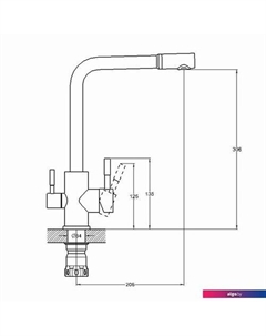 Смеситель ZAP18-A090 G.lauf