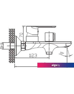 Смеситель HB60505 (хром) Haiba