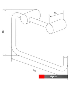 Держатель для туалетной бумаги Petite PETWT00i43 Iddis