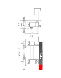 Смеситель HB5510 (хром) Haiba