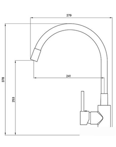 Смеситель IDDIS Meal M01SB0FM05 Milardo