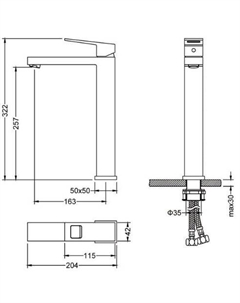 Смеситель Briana 7111/00F (хром) Timo