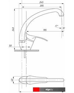 Смеситель TSB-753-1157 Tsarsberg