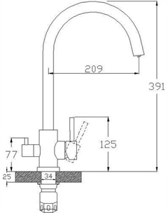 Смеситель ZAP18-C090 G.lauf