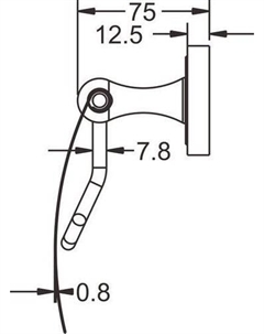 Держатель для туалетной бумаги RG1005Q Rose