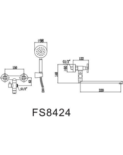 Смеситель FS8424 Fmark