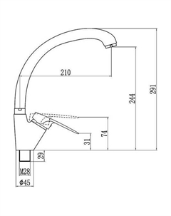 Смеситель FM4166W Fmark