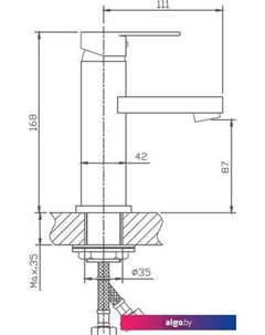 Смеситель HB1002 (хром) Haiba
