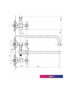 Смеситель FZs-428-07 Fauzt