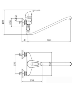 Смеситель A2103 Fashun