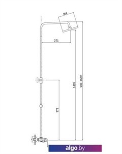 Душевая система HB24505-8 (белый) Haiba