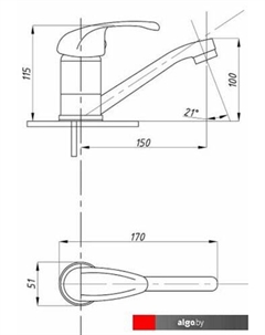 Смеситель TSB-615-1202 Tsarsberg