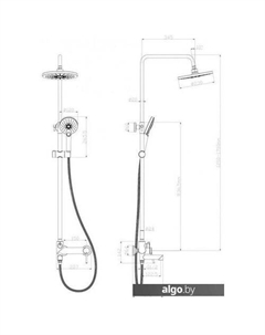 Душевая система Minima LM3862C Lemark