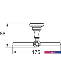 Держатель для полотенца RG1106Q Rose