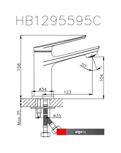 Смеситель HB10595 (хром) Haiba