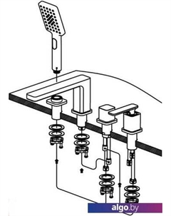 Смеситель Torne 4330/03Y (черный) Timo