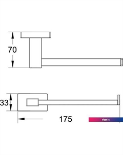 Держатель для туалетной бумаги SG5615 Shevanik
