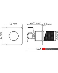Смеситель Tauber 6451 Wasserkraft