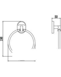 Держатель для полотенца S-007060 Savol