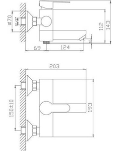 Смеситель HB60801 (нержавеющая сталь) Haiba