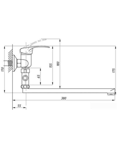 Смеситель TSB-935-3507 Tsarsberg