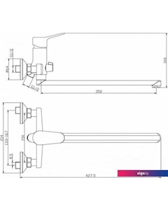 Смеситель Nevada 03221NV Olive's