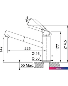 Смеситель Orbit Pull Out 115.0623.136 (бежевый) Franke