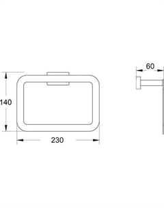 Держатель для полотенца SG5606H Shevanik