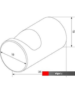 Крючок для ванны Petite PET2SY1i41 (2 шт) Iddis