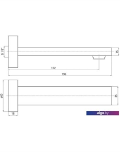 Излив Cascada Nero NAC N82K Deante