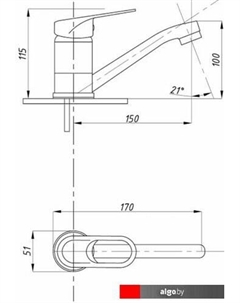 Смеситель TSB-615-1207 Tsarsberg