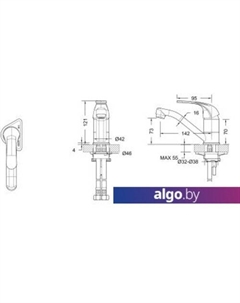 Смеситель Fit F1233188CP-RUS Bravat