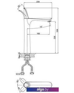 Смеситель DA1032041 (хром) D&k