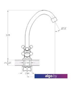 Смеситель JMX4-A605 G.lauf