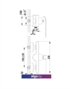 Смеситель Melange [LM4903CW] Lemark