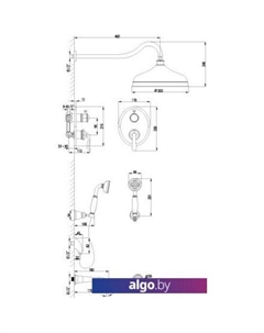 Душевая система LM4722G Lemark