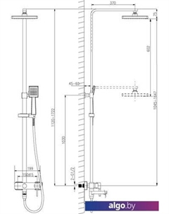 Душевая система LM7004C Lemark