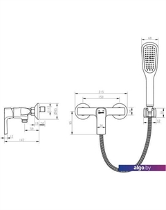 Смеситель Ursus LM7203BL Lemark