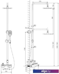 Душевая система LM6862C Lemark