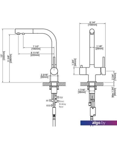 Смеситель Saona 2356/03FL (черный) Timo