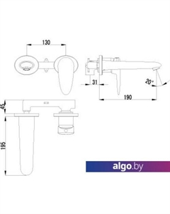 Смеситель Status [LM4426C] Lemark