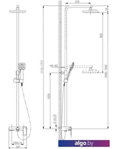 Душевая система LM7005C Lemark