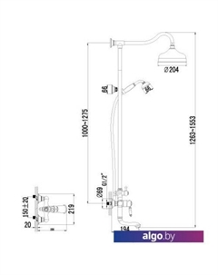 Душевая система Villa [LM4862B] Lemark