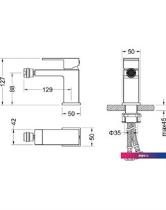 Смеситель Selene 2062/00F (хром) Timo