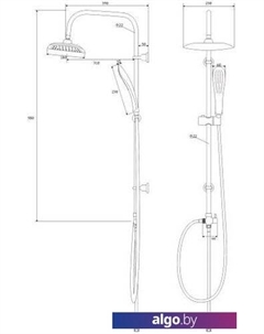 Душевая система Neo Nuovo NBO 051K Deante