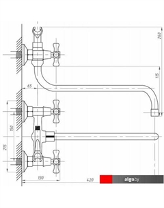 Смеситель FZs-511-07 Fauzt