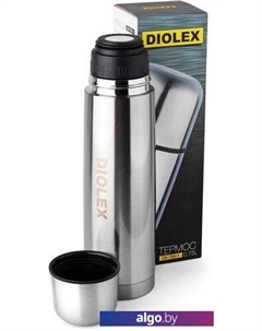 Термос DX-750-1 0.75л (серебристый) Diolex