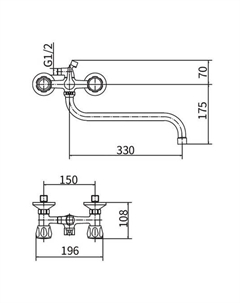 Смеситель PL2210-30 Plstart