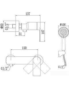 Смеситель S-601815H Savol